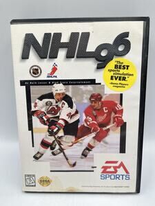 NHL 96 (Sega Genesis, 1995) Complete In Box
